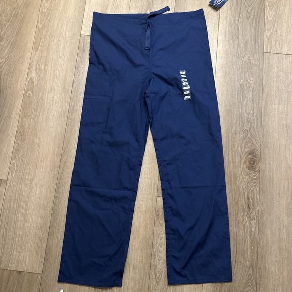 Cherokee Workwear Unisex Scrub Medical Pants Navy‎ Blue Size Small - 2 Pair - Picture 4 of 11